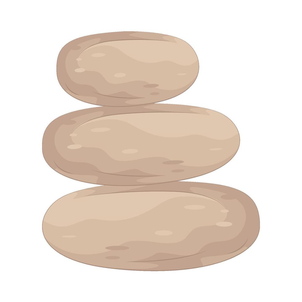Illustration of pebble vector