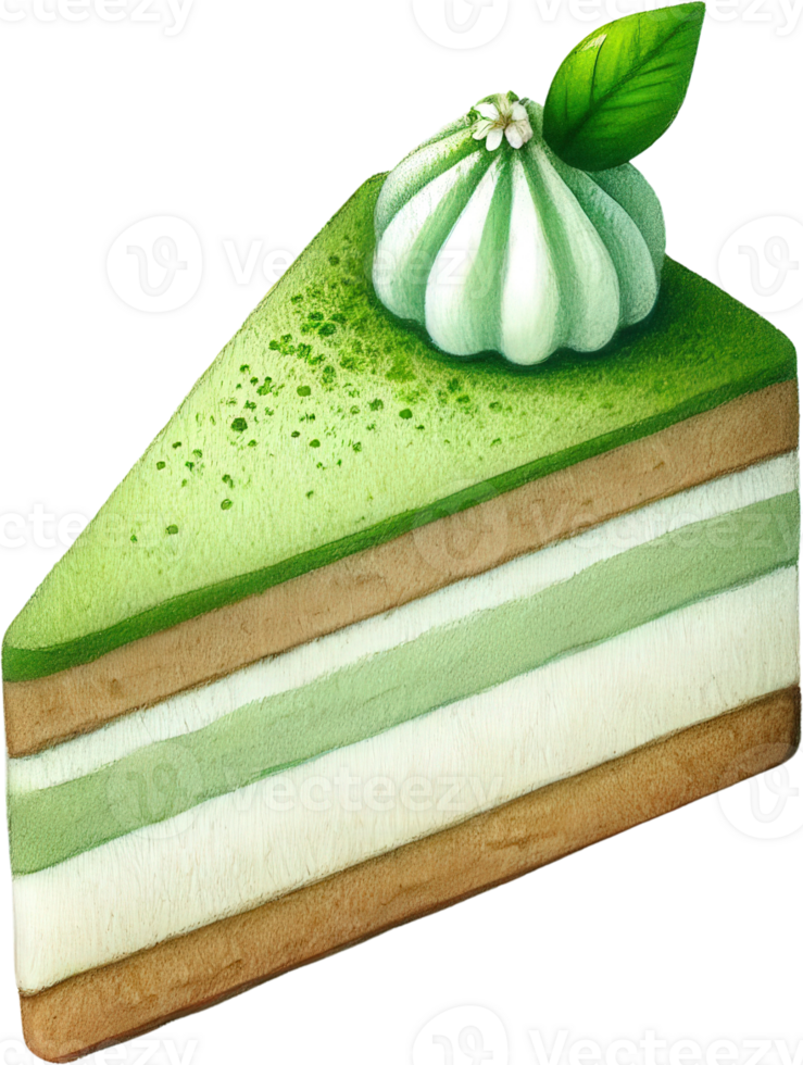 Matcha Layer Cake png