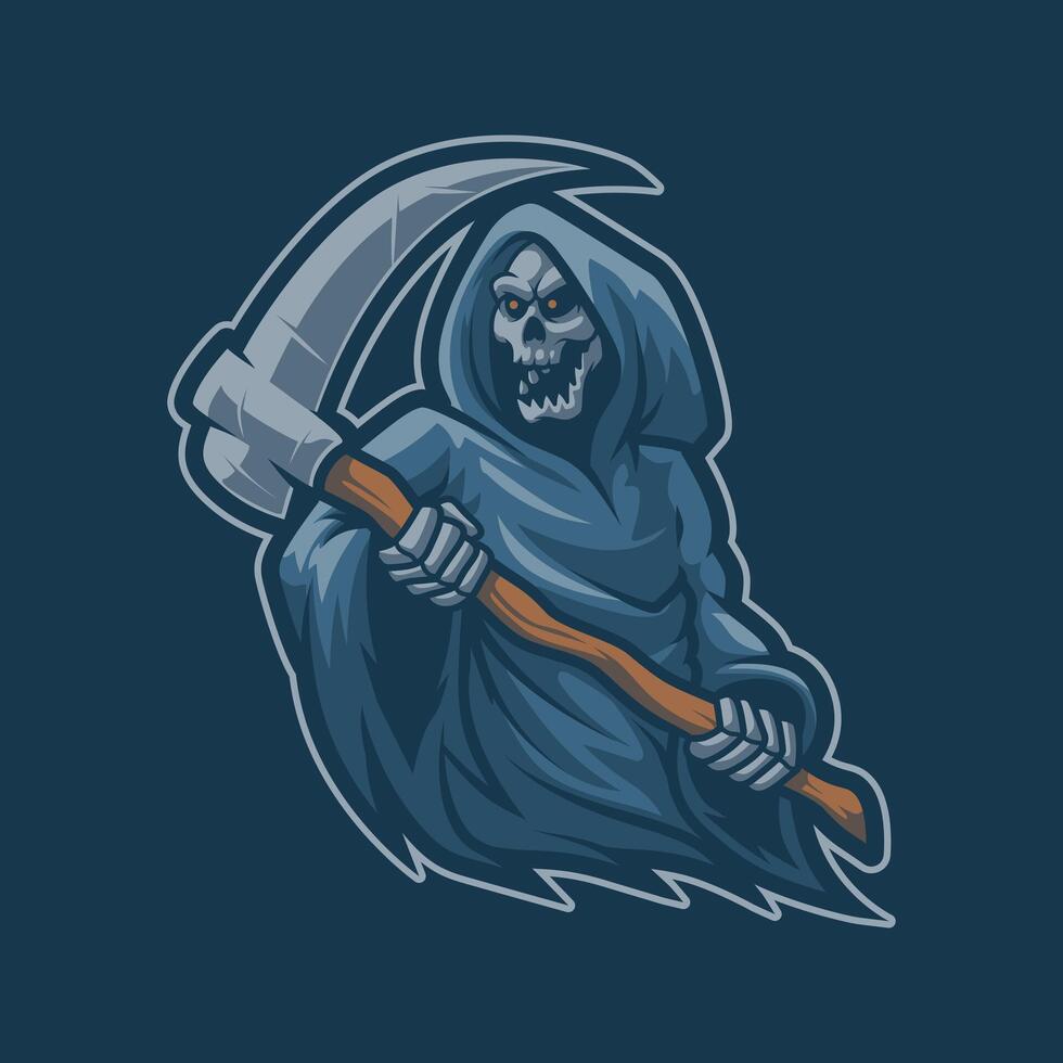 Skull Killer Mascot Illustration is perfect for your brand business vector