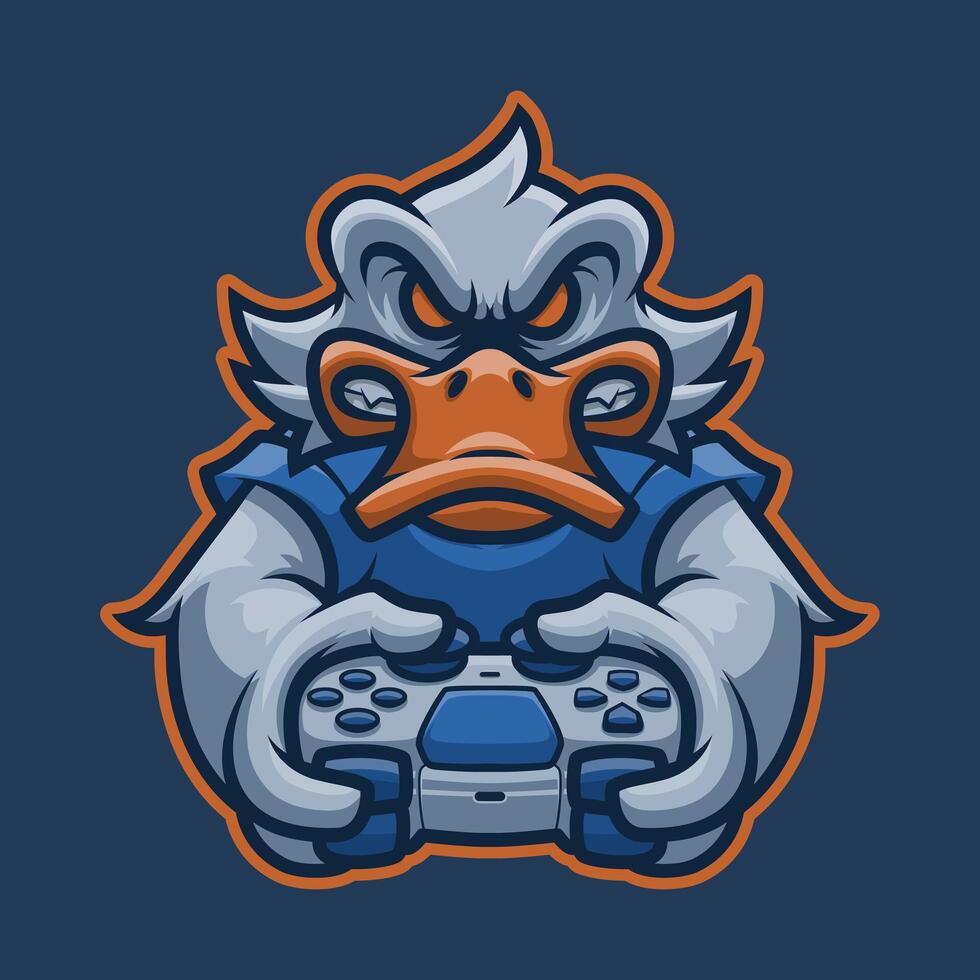 Duck Animal Mascot Illustration is perfect for your brand business vector