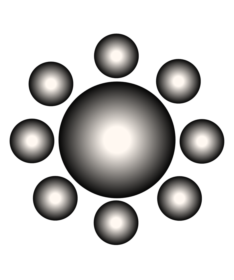 abstract 3d sphere png