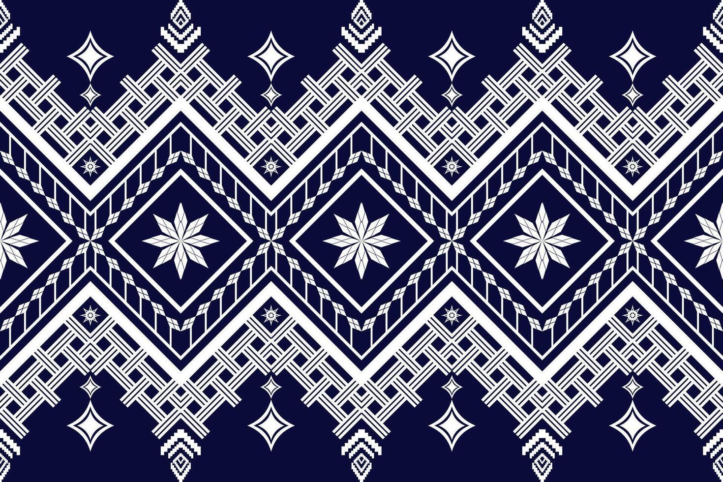Geometric ethnic oriental traditional art pattern vector