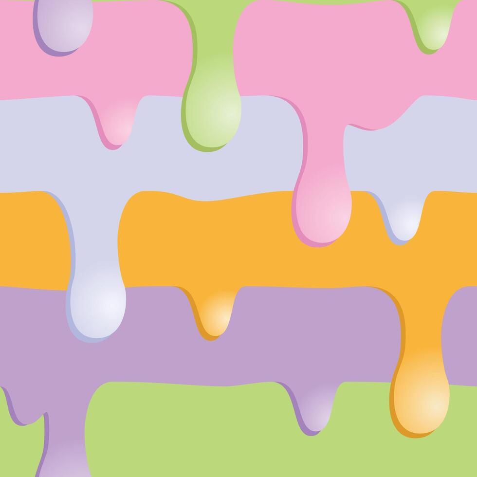 Colorful Melting Liquid Seamless Pattern vector