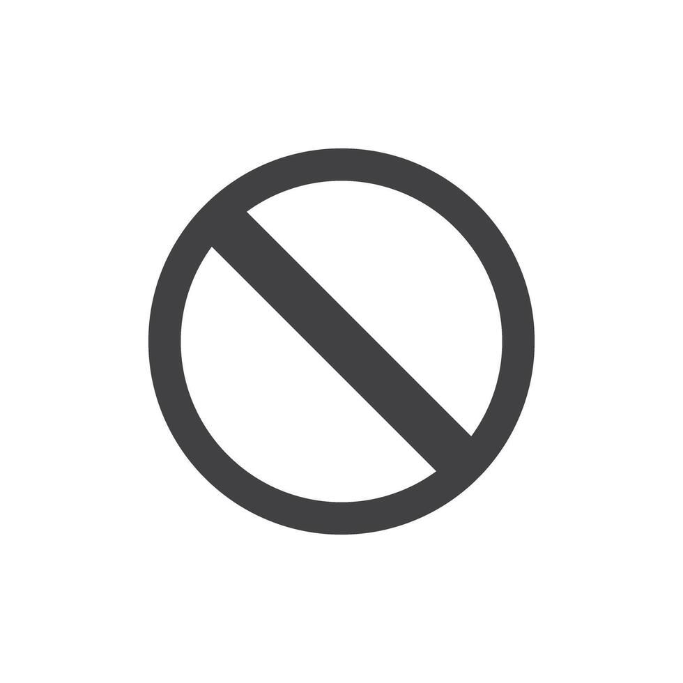 Stop icon in flat style. Warning symbol illustration on isolated background. Do not enter sign business concept. vector