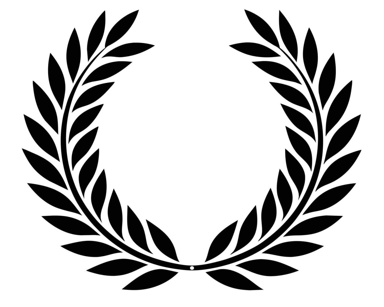 Set of wreaths and branches with leaves vector