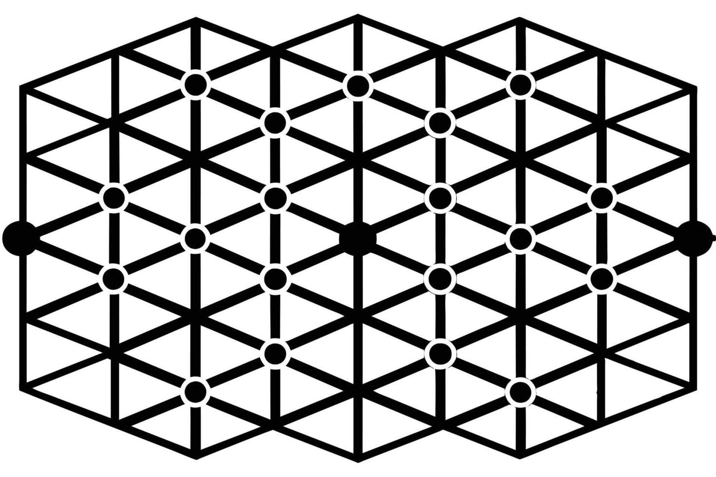 Stroke linear isolated geometric figure vector