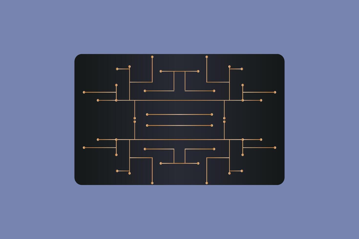 circuit board icon. circuit board technology symbol. flat design style. vector