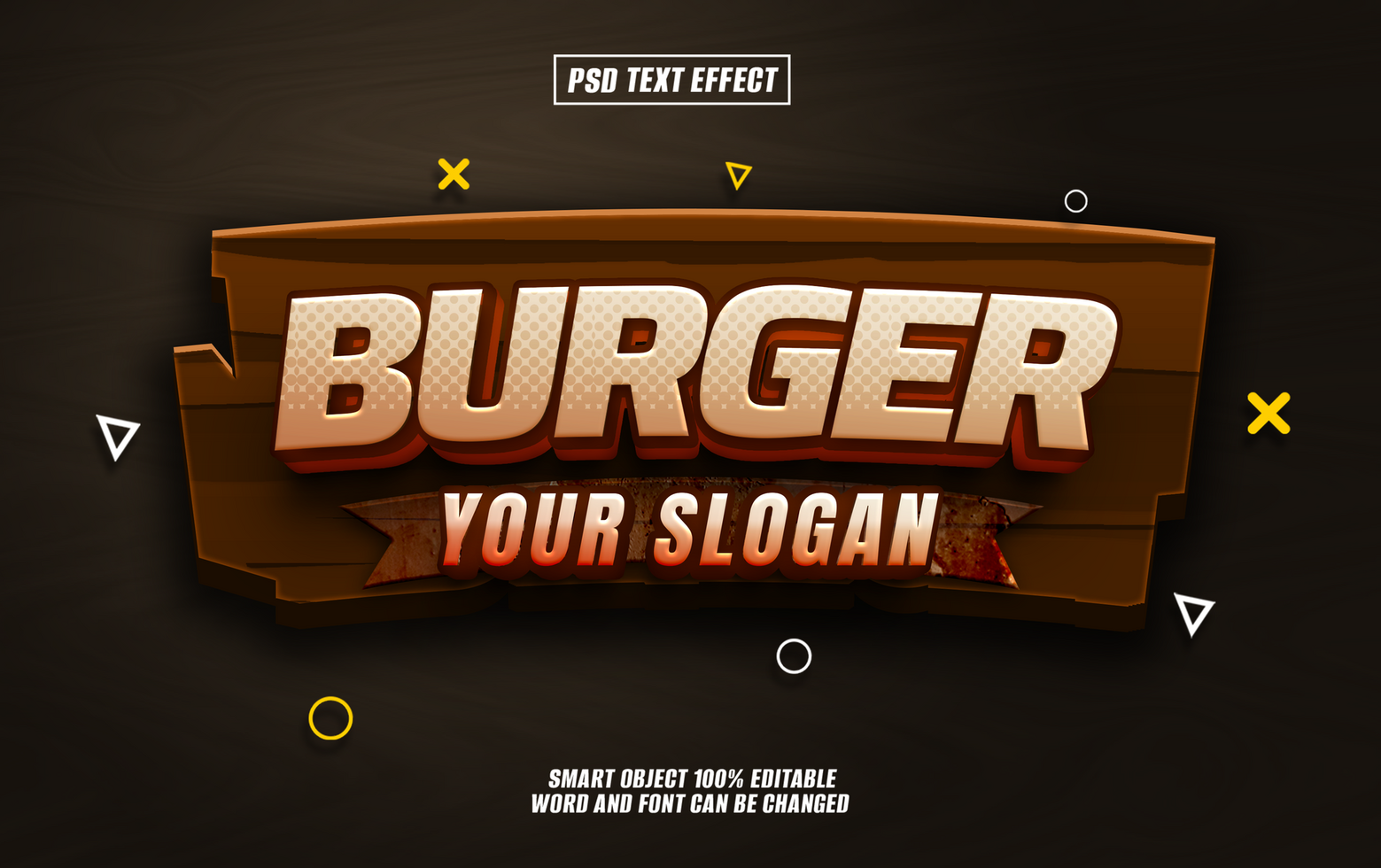 3D text effect design Barbecue Grill on a wooden plank background. psd