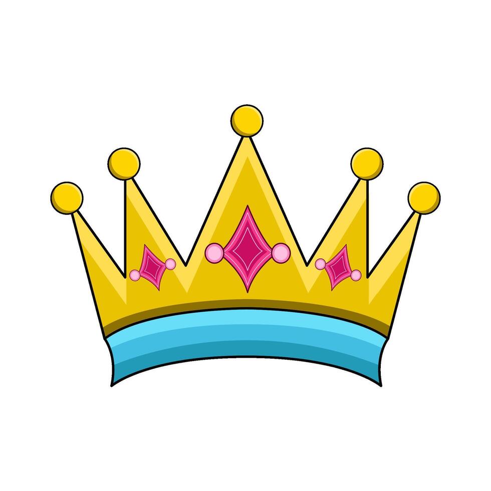 illustration of crown vector