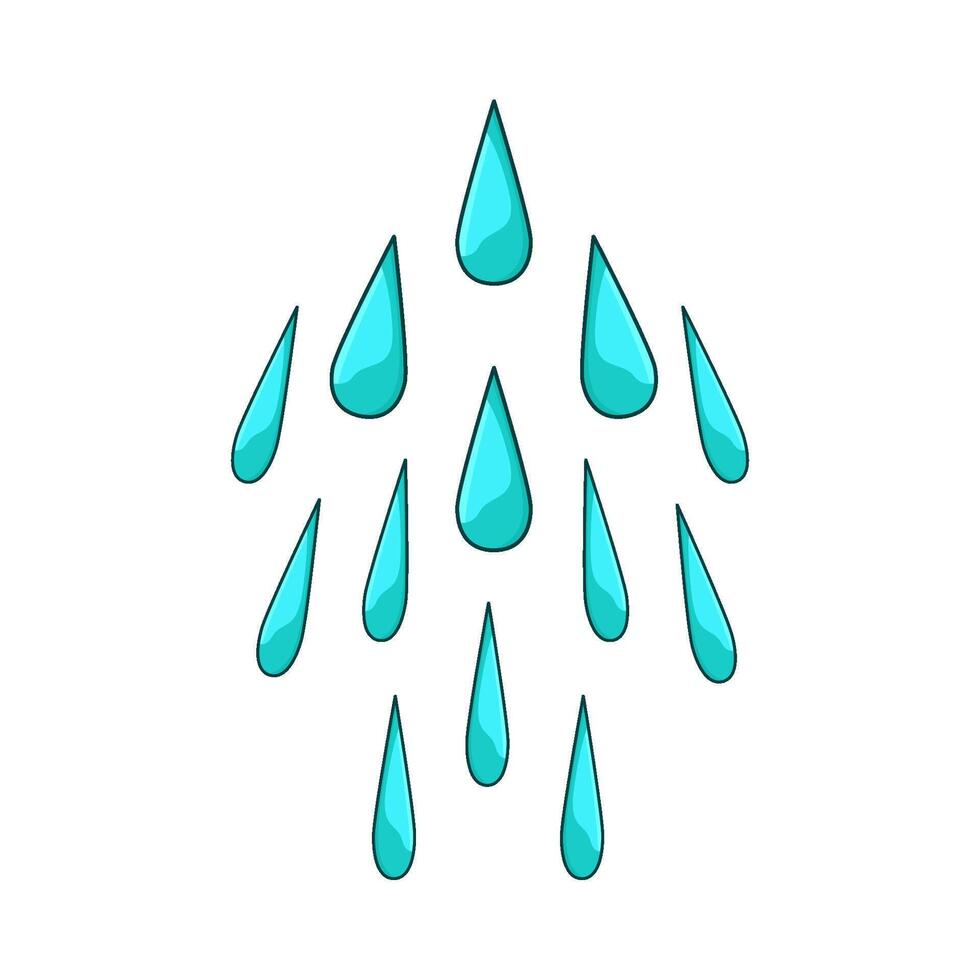illustration of Rain vector