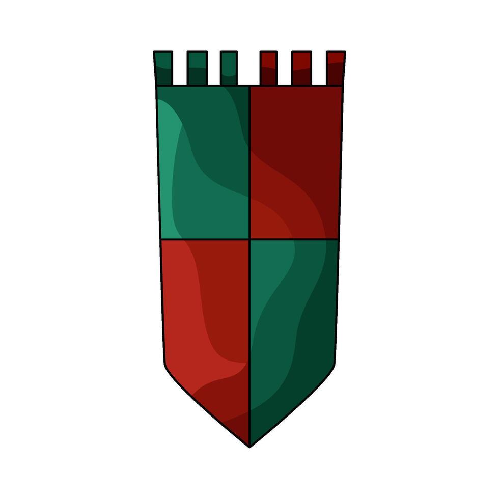 illustration of banner flag vector