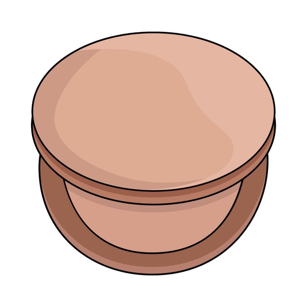 illustration of Compact Powder vector