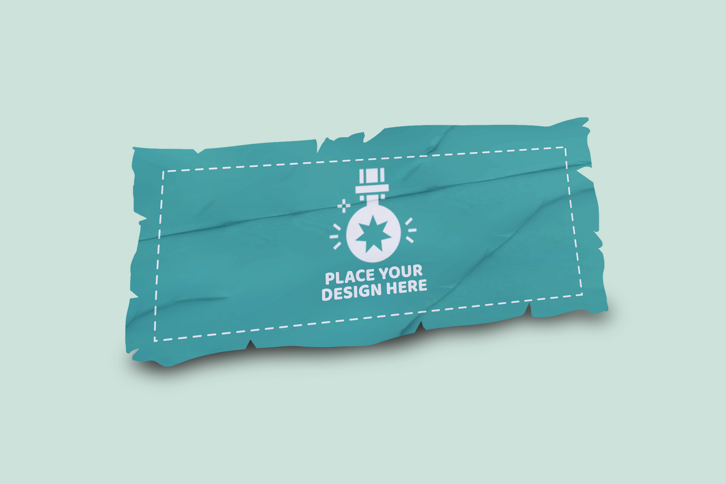 Realistic Round Sticker Mockup Design Template Promotional Label Tag Mockup psd