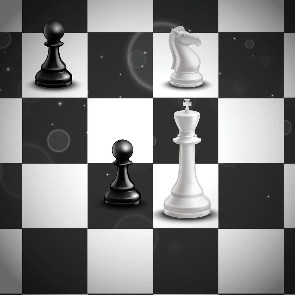 Chess Dashboard Eye Catching Design for Game and Application Interfaces vector