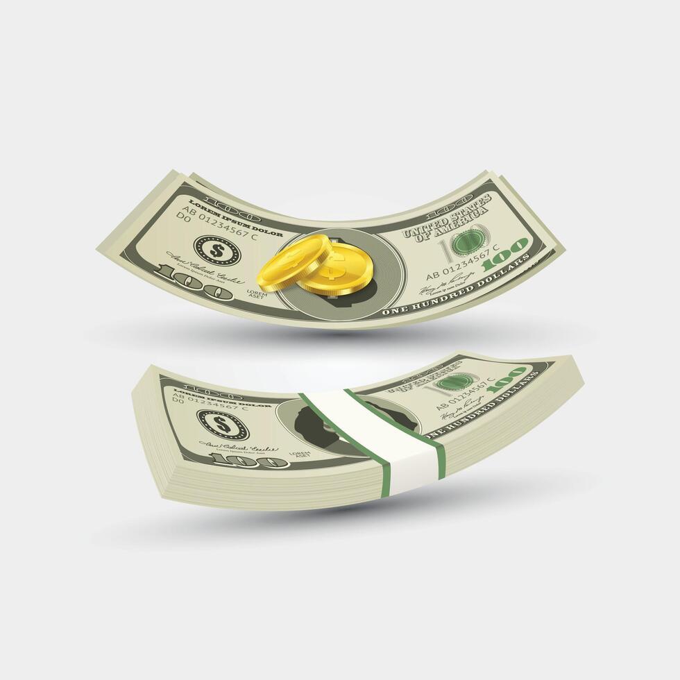 Dollar Currency Design Professional Visuals for Business and Financial Use vector