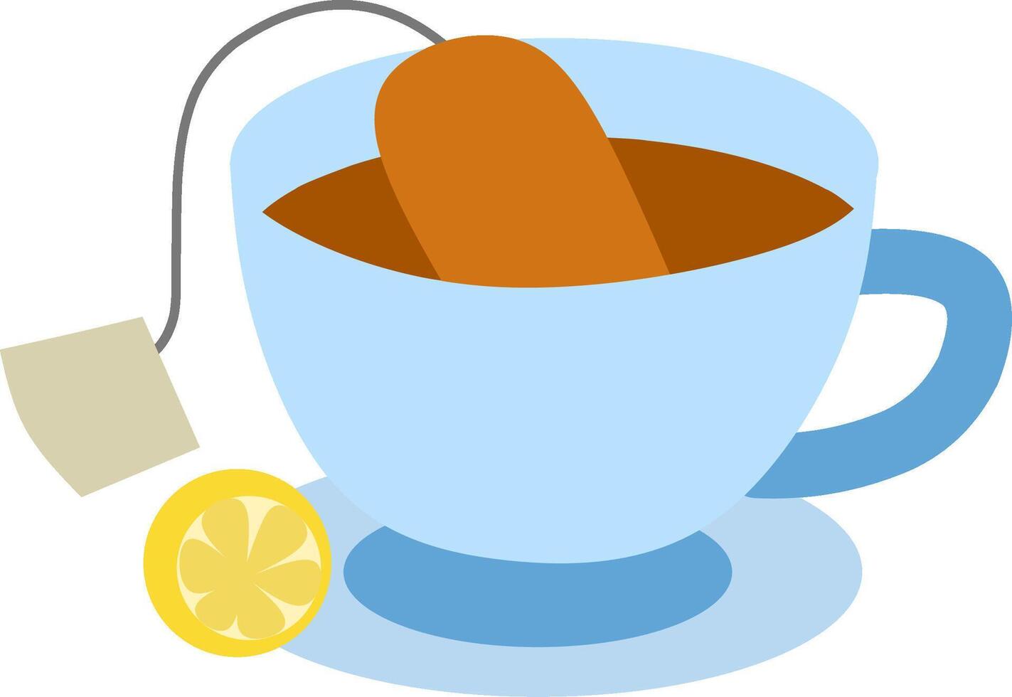 Brewed tea clipart drawing vector