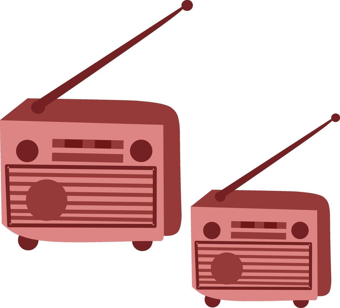 Radio clipart drawing vector