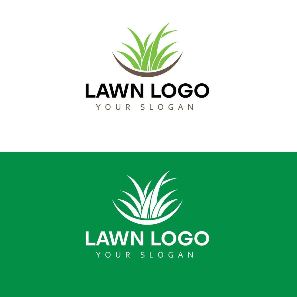 Lawn care Logo design. vector