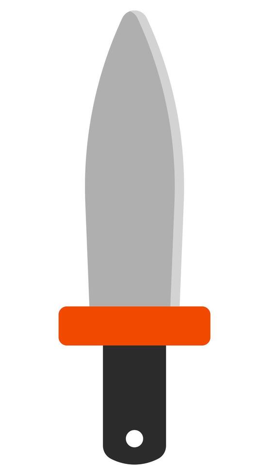 Knife flat icon isolated on white background. vector