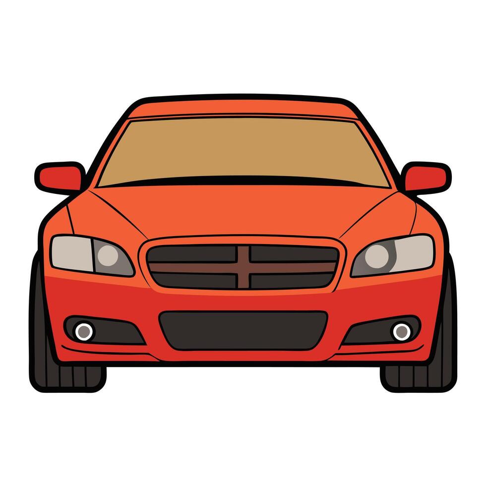 A car icon on a white background vector
