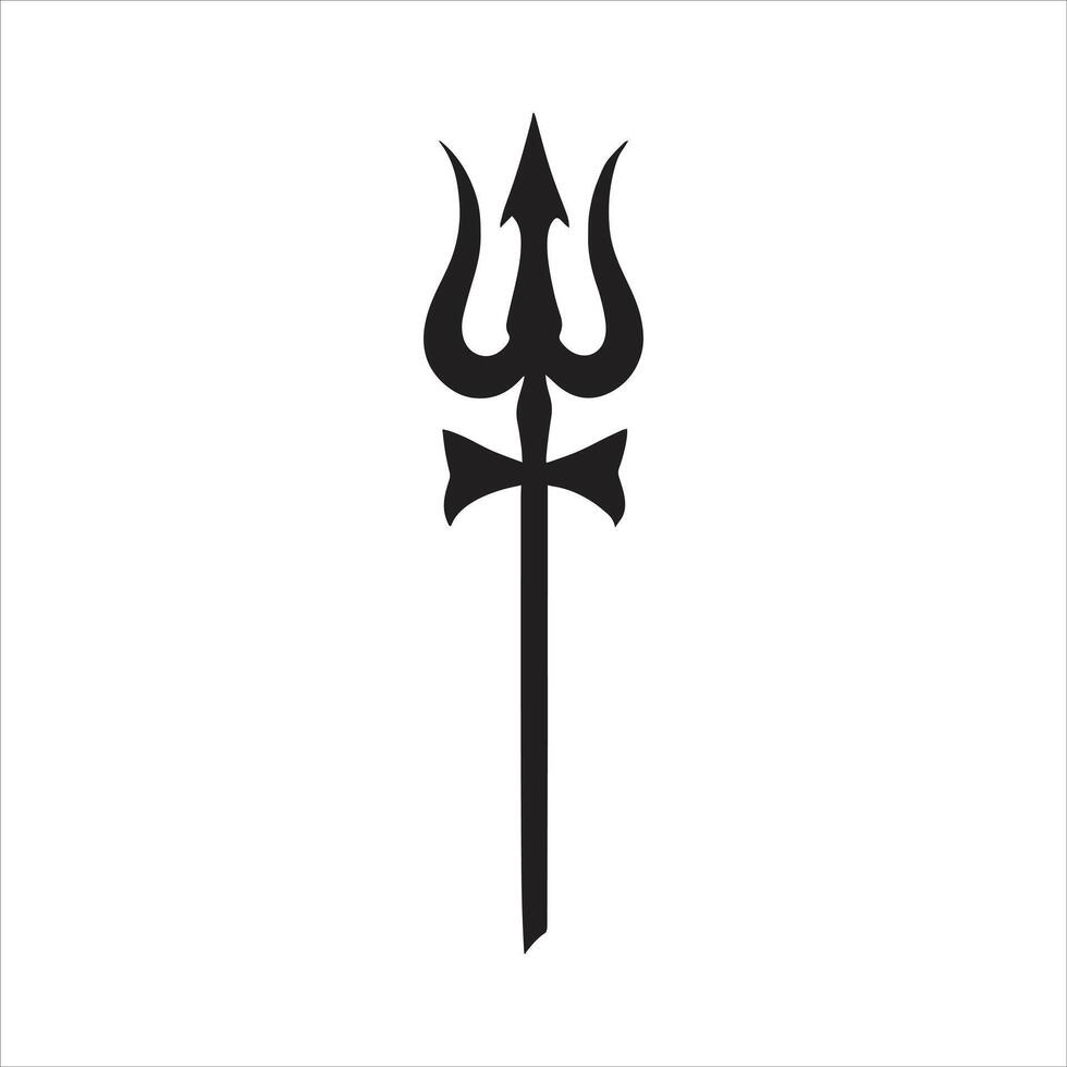 Trident of trident illustration vector