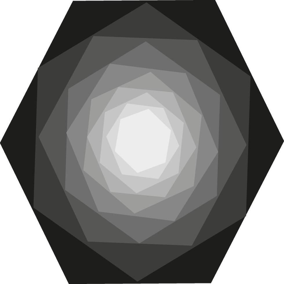 Abstract gray background decorated with geometric pattern in the form of polygons vector