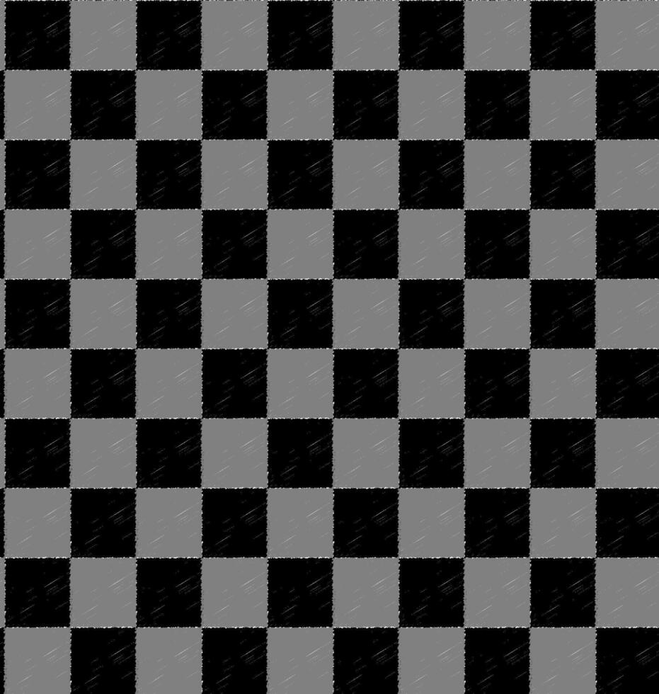 Texture in the form of a chess pattern of gray and black cells vector