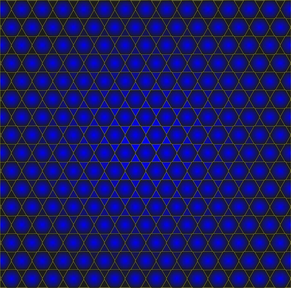 Abstract background decorated with a pattern of blue circles vector