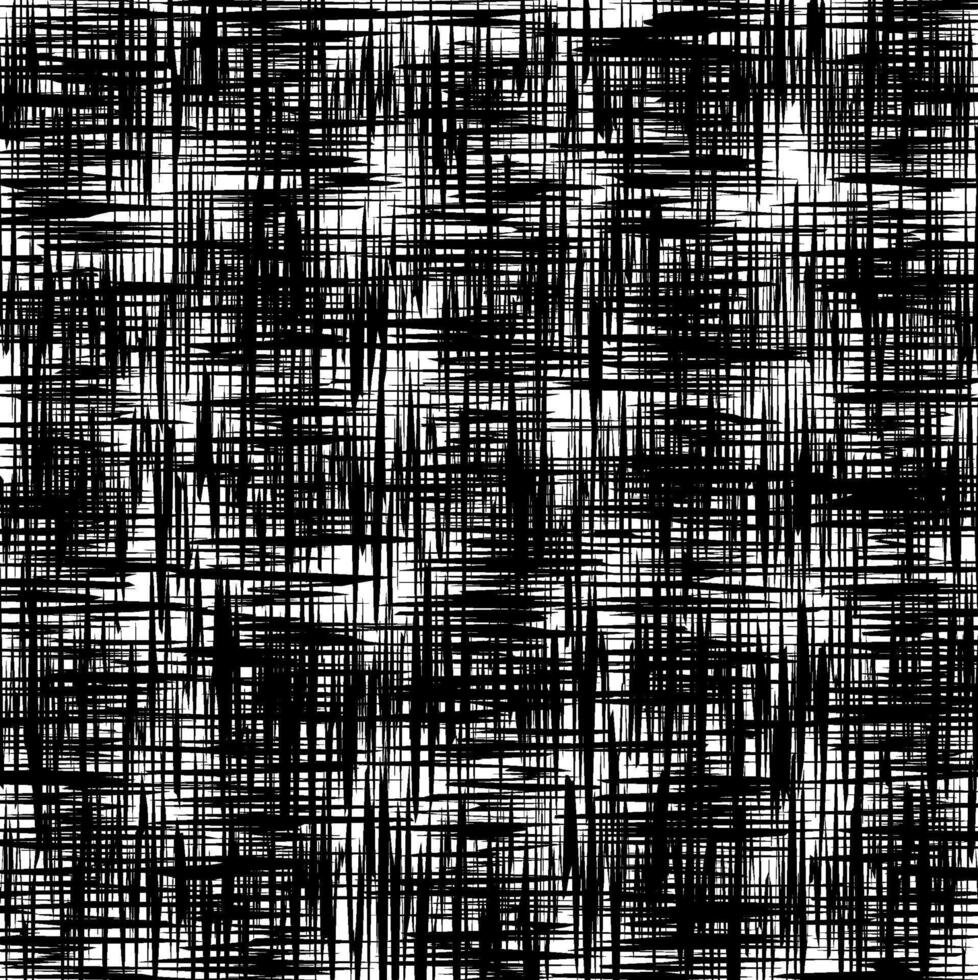 Black grunge texture drawn in ink on a white background vector