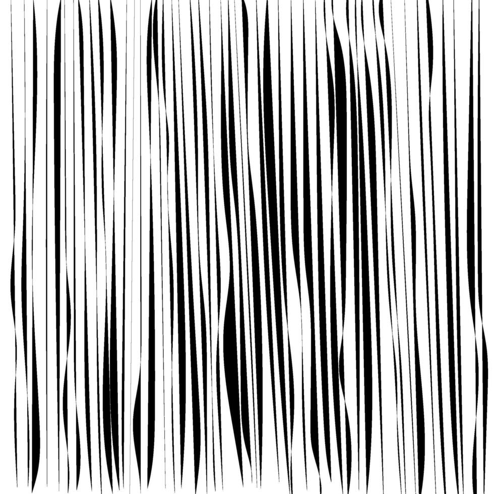 Grunge texture in the form of black stripes and lines on a white background vector