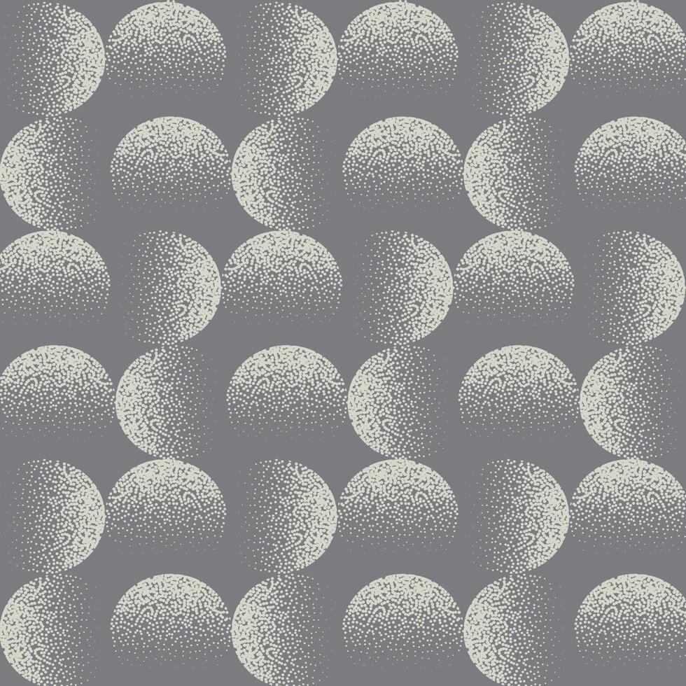 retro styled stippled dots pattern design vector