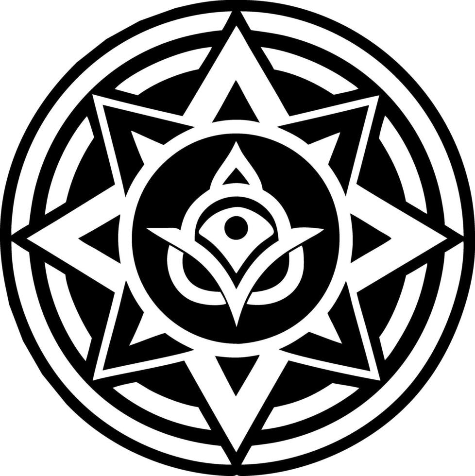 Soul essence symbol icon in solid style vector