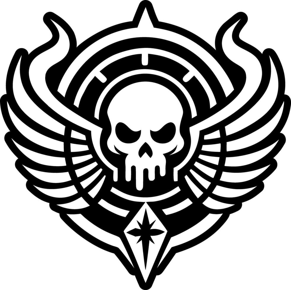 A glyph style icon of curse symbol vector