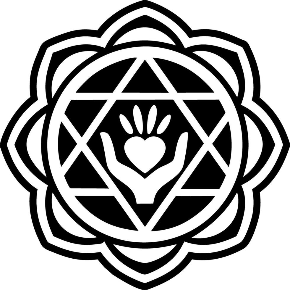 Heart healing icon in filled style vector