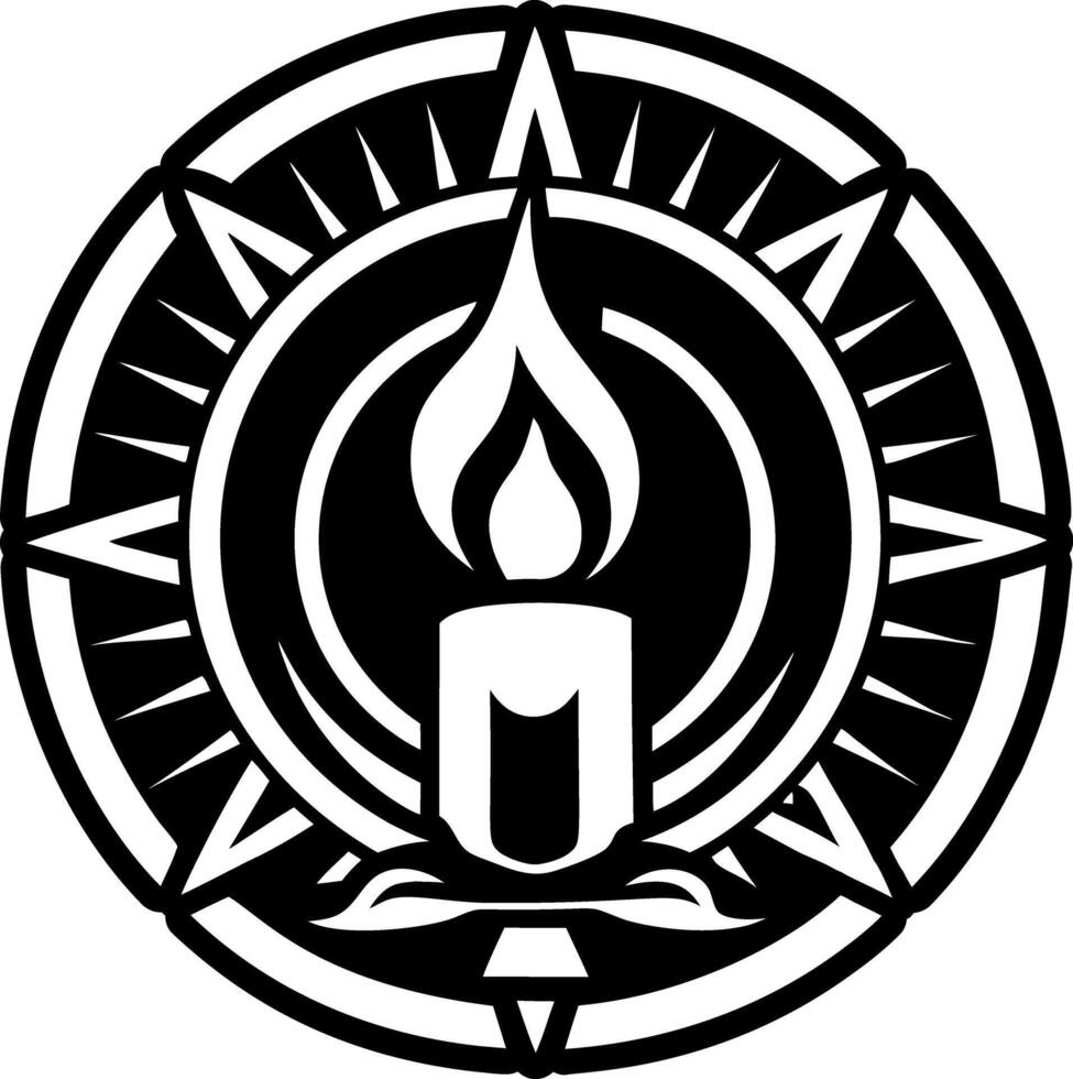 Flaming symbol icon in filled style vector