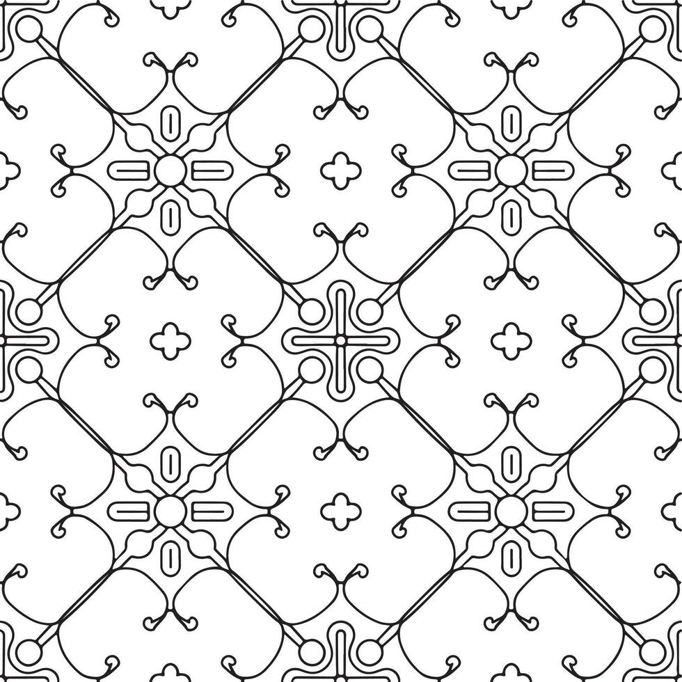 Lines Ornament Geometric Seamless Pattern vector