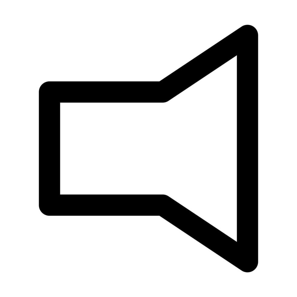 volume, sound, speaker icon in line style. illustration vector