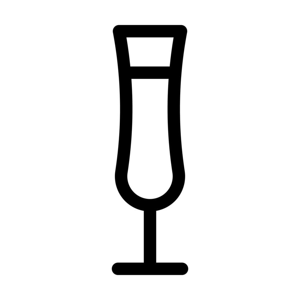 wine icon in line style. illustration vector