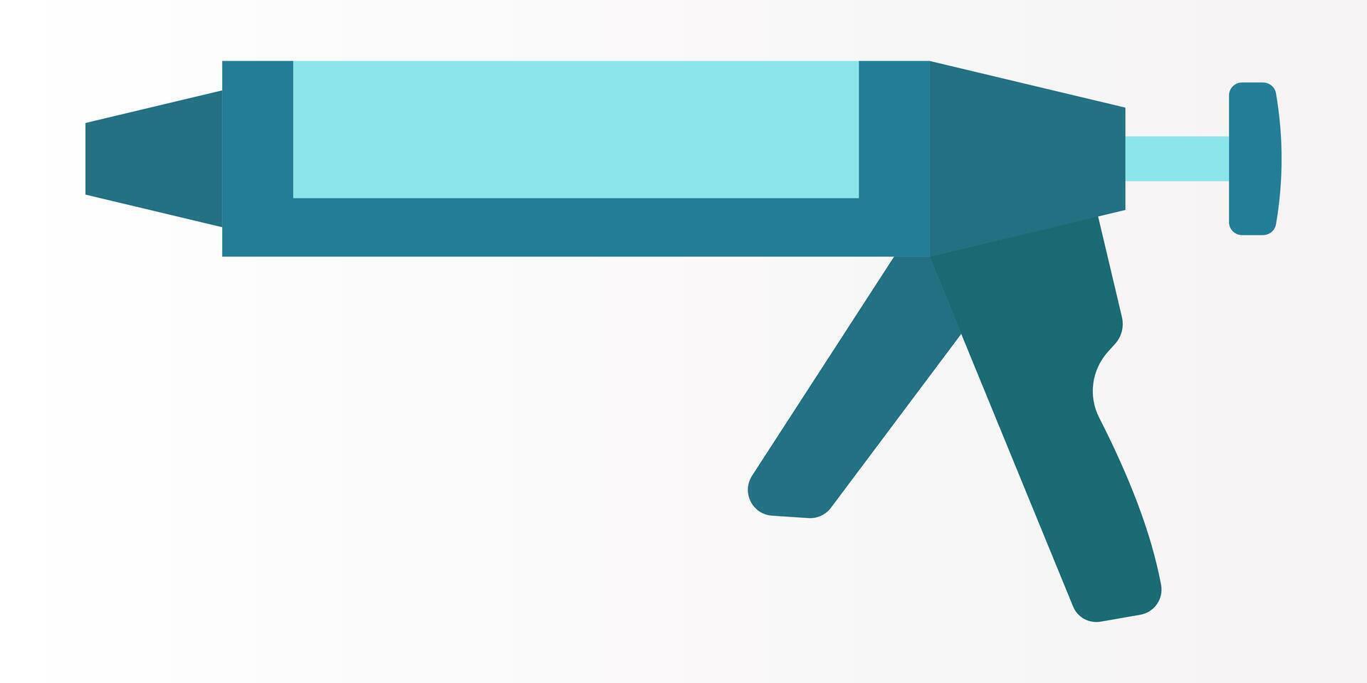 Glue Gun icon. Caulk gun sign. for mobile concept and web design. illustration on white background vector