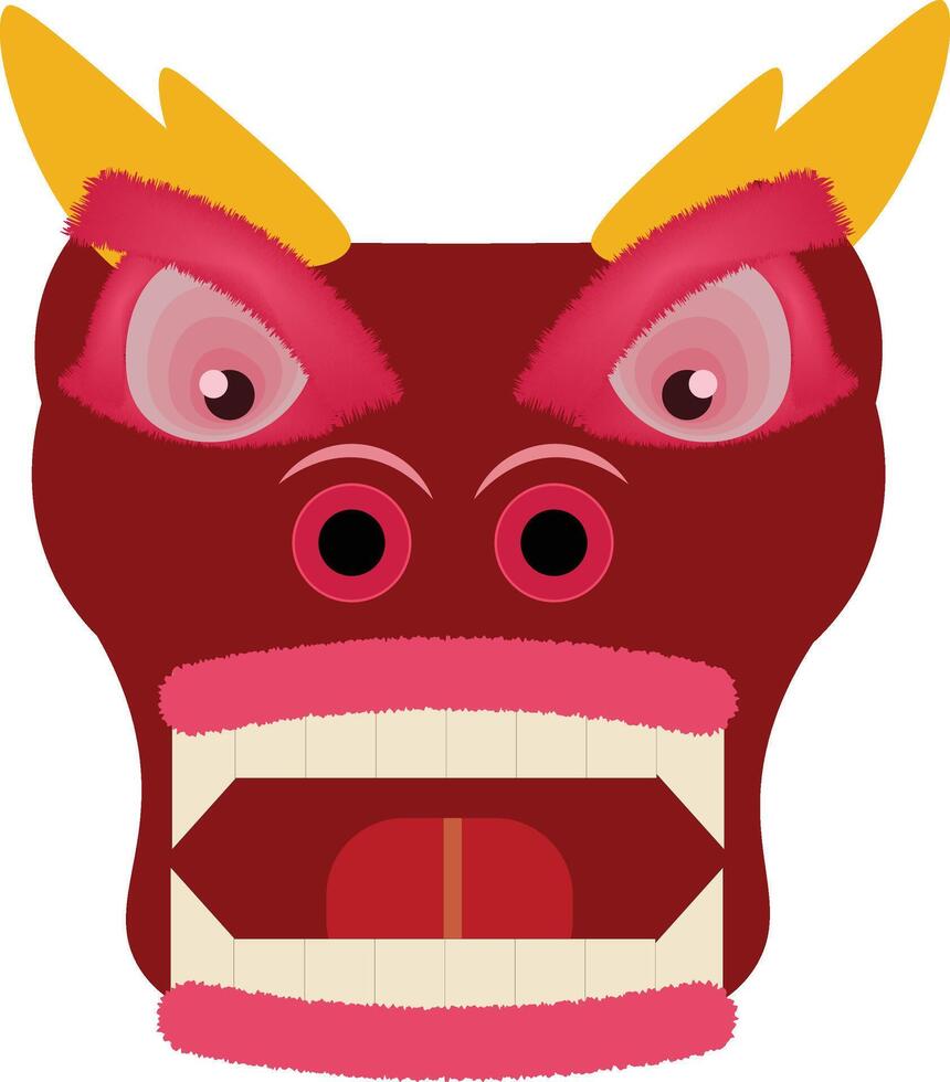 Isolated Dragon Chinese New Year vector