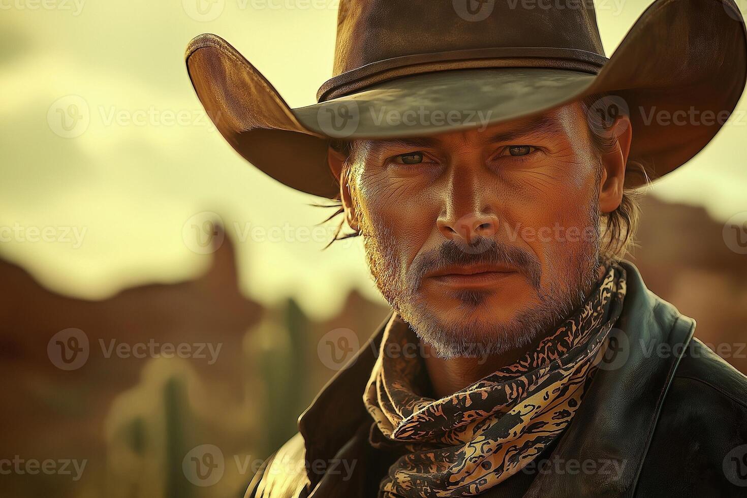 Rugged Desert Cowboy photo