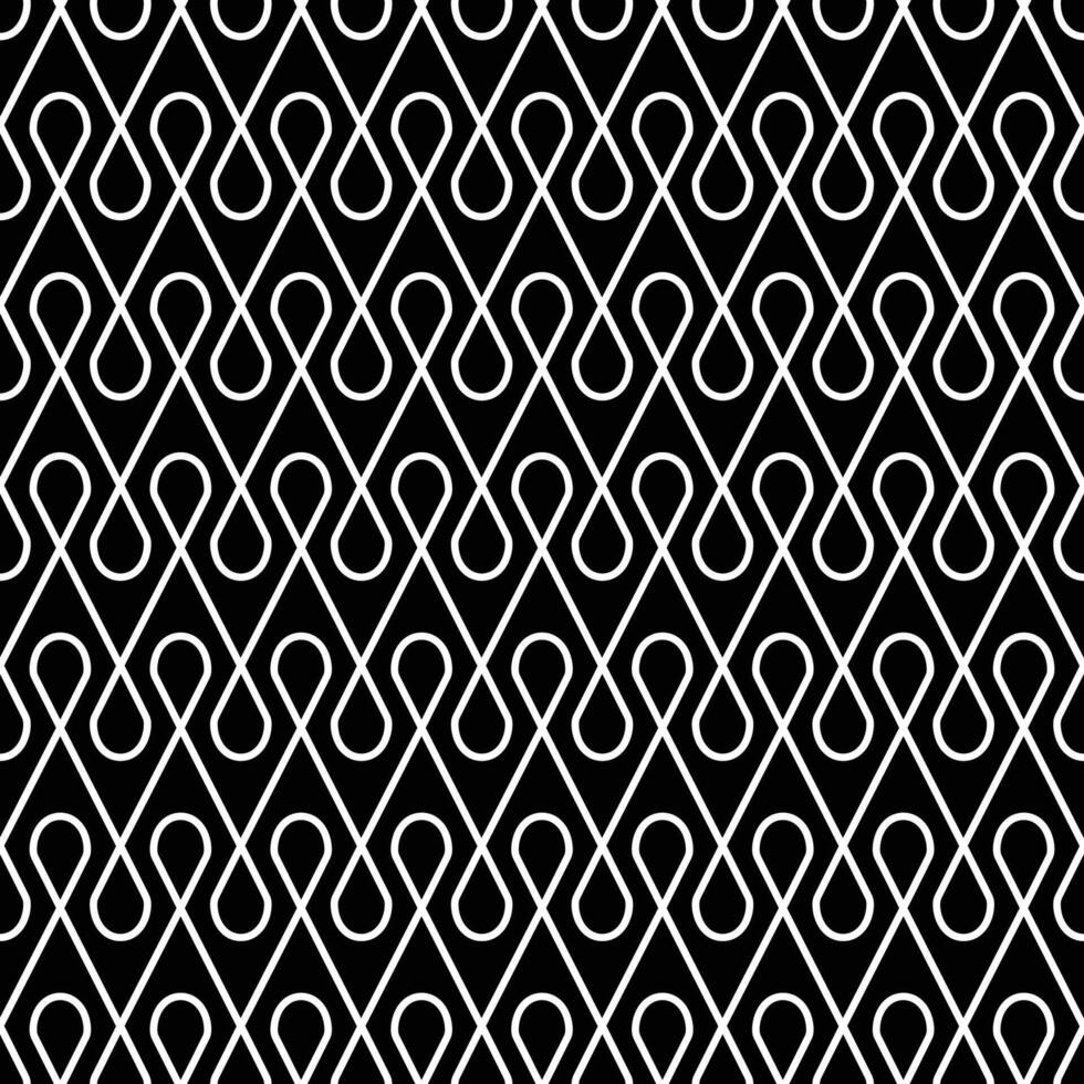 wavy linear monochrome geometric pattern vector