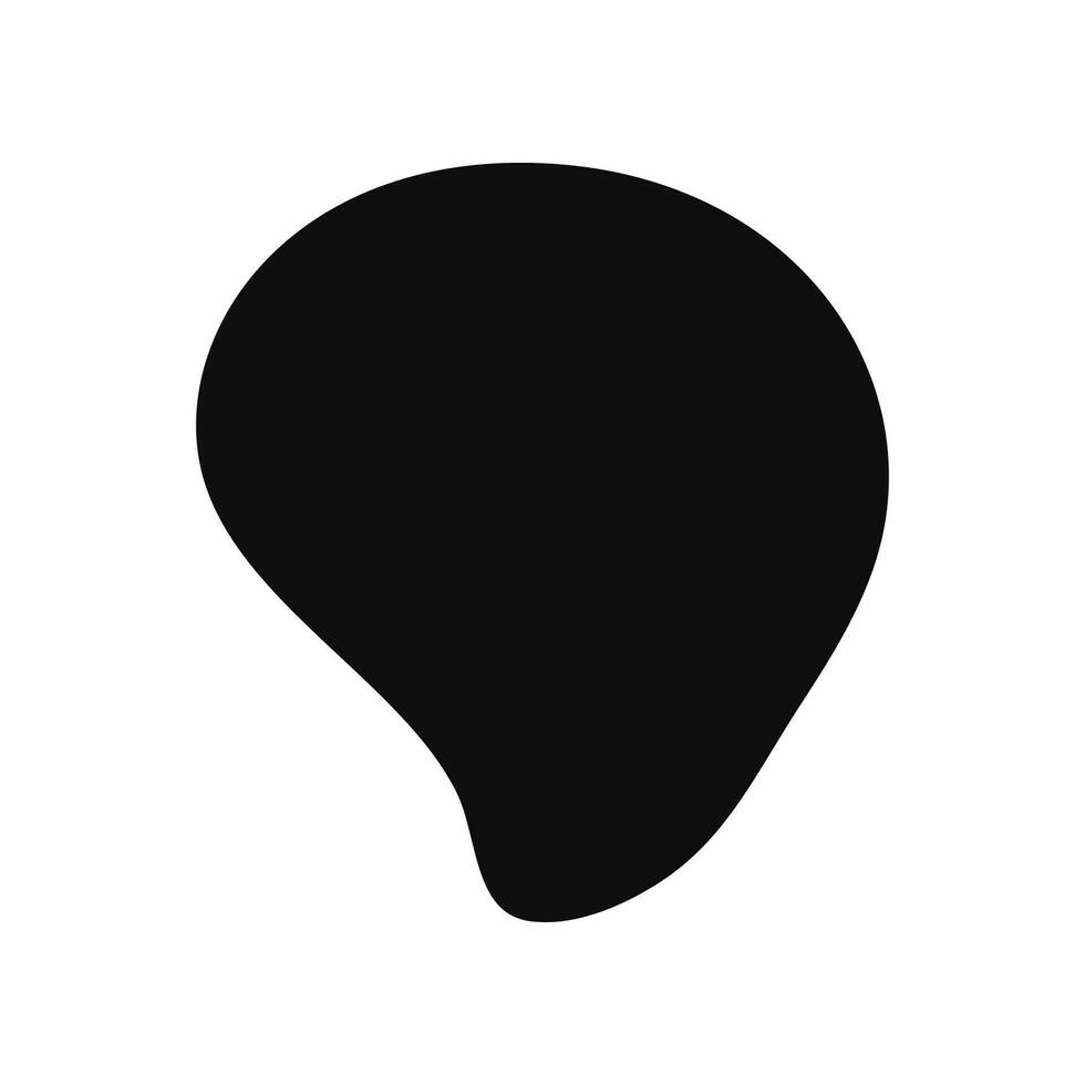 Elegant Seashell Silhouette in Black Style vector