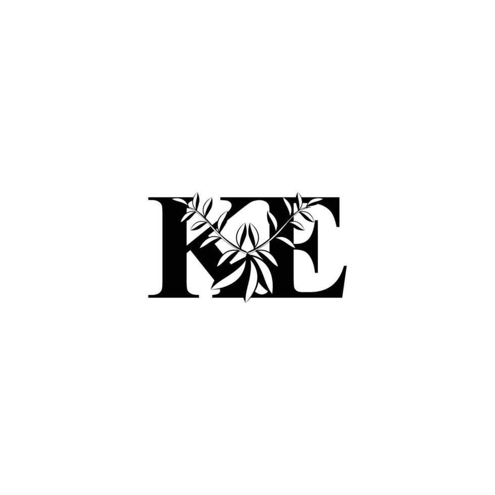 EK, KE, E AND K Abstract initial monogram letter alphabet logo design vector