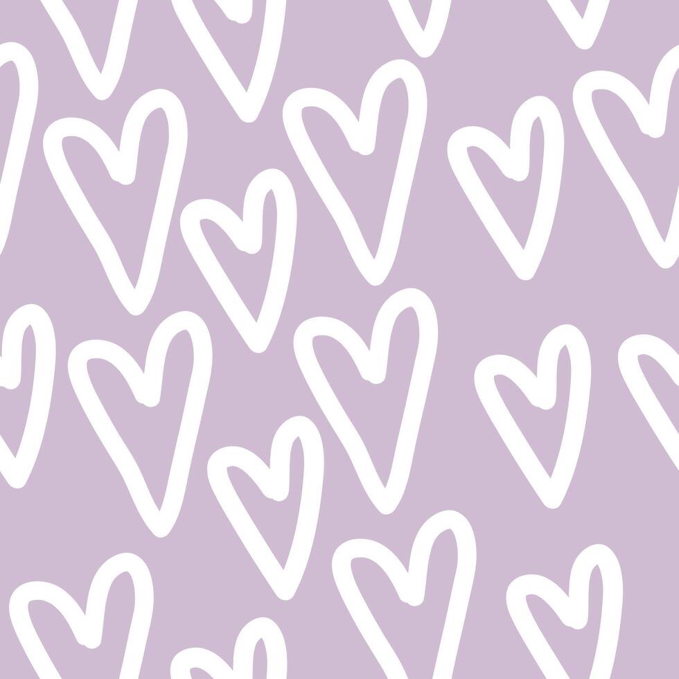 Love in Every Stroke, Seamless pattern design vector