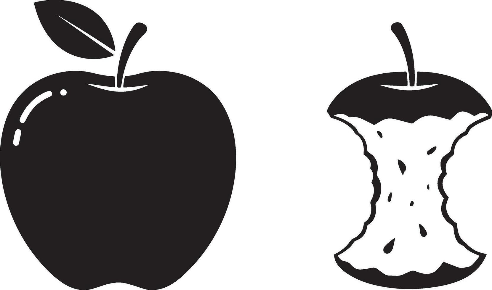 Apple Art Illustration Pack for Creative Designs vector