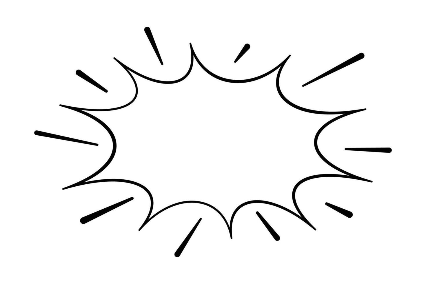 Speech bubble comic style book boom sound effect graphic. vector