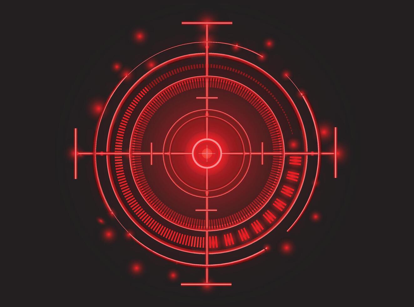 Digital Combat Interface Focus vector