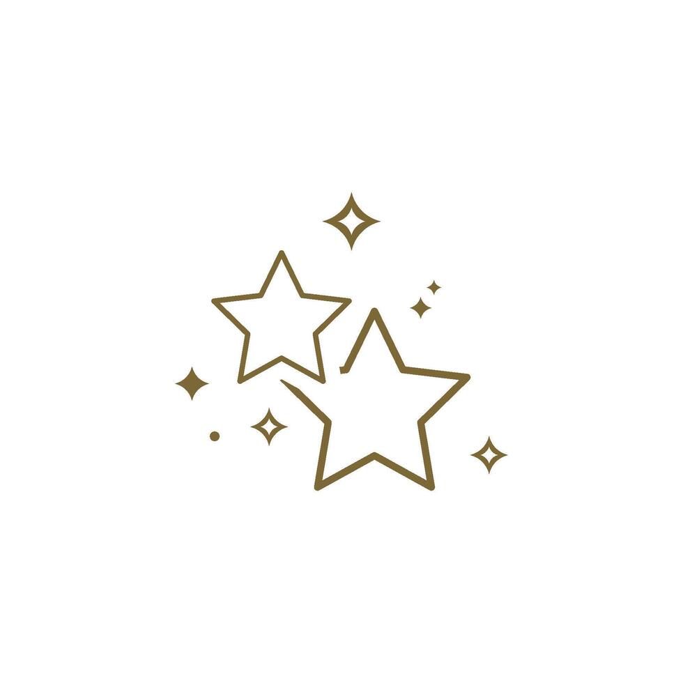 icon Sparkling star vector