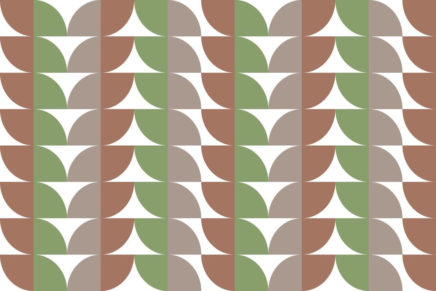 Abstract geometric pattern with overlapping shapes in earthy tones and muted colors vector
